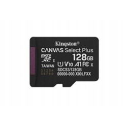 Kingston microSD 128GB Canvas Select+ G3 150MB/s (SDCS3/128GBSP) (KINSDCS3-128GBSP) Kingston microSD 128GB Canvas Select+ G3 150MB/s (SDCS3/128GBSP) (KINSDCS3-128GBSP)