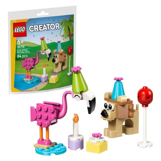Lego Creator Cute Animals Celebrating a Birthday (Polybag) (30715) (LGO30715)