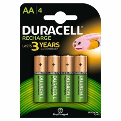 Duracell Επαναφορτιζόμενες Μπαταρίες AA Ni-MH 1300mAh 1.2V 4τμχ (39247) (DUR39247)
