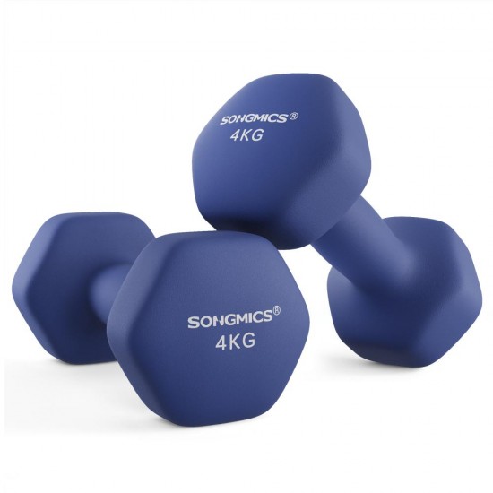 Songmics σετ 2 Αλτήρες 4 κιλών, μπλέ (SYL908Q01) (SNGSYL908Q01) Songmics σετ 2 Αλτήρες 4 κιλών, μπλέ (SYL908Q01) (SNGSYL908Q01)