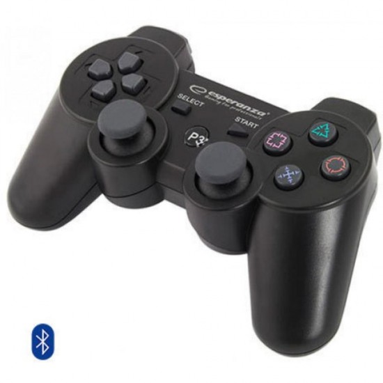 Esperanza Bluetooth Vibration Gamepad For Ps3 (EGG109K) (ESPEGG109K) Esperanza Bluetooth Vibration Gamepad For Ps3 (EGG109K) (ESPEGG109K)