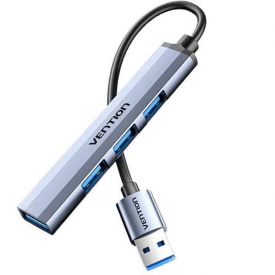 VENTION USB 3.0 to USB 3.0/USB 2.0*3 Mini Hub 0.15M Gray Metal Type (CKOHB) (VENCKOHB) VENTION USB 3.0 to USB 3.0/USB 2.0*3 Mini Hub 0.15M Gray Metal Type (CKOHB) (VENCKOHB)