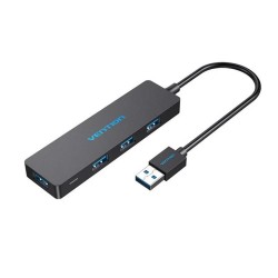 VENTION 4 Ports USB3.0 HUB 0.15M Black (CHKBB) (VENCHKBB) VENTION 4 Ports USB3.0 HUB 0.15M Black (CHKBB) (VENCHKBB)