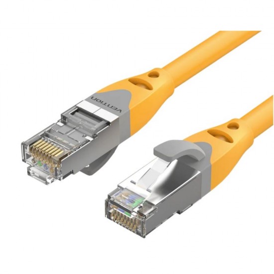 VENTION Cat.6A SFTP Patch Cable 0.5M Yellow (IBHYD) (VENIBHYD) VENTION Cat.6A SFTP Patch Cable 0.5M Yellow (IBHYD) (VENIBHYD)