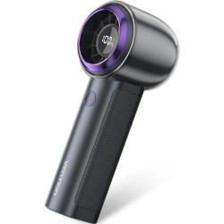 VENTION USB 5V Speed (1-100) Adjustable Handheld High-Speed Fan Electroplated Purple LED Display Type (PBBV0) (VENPBBV0)