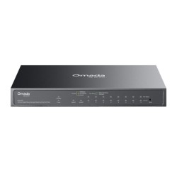 TP-Link Omada 10-Port Gigabit Easy Managed Switch with 8-Port PoE+ (63W POE Budget) (ES210GP) (TPES210GP)