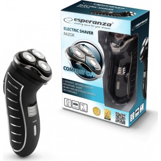 Esperanza Electric Shaver Razor Black Ebg002k (EBG002K) (ESPEBG002K) Esperanza Electric Shaver Razor Black Ebg002k (EBG002K) (ESPEBG002K)