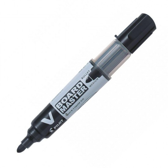 Pilot V Board Master Whiteboard Marker Medium Bullet Black (WBMA-VBM-M-BG-BLACK) (PILWBMA-VBM-M-BG-BLACK) Pilot V Board Master Whiteboard Marker Medium Bullet Black (WBMA-VBM-M-BG-BLACK) (PILWBMA-VBM-M-BG-BLACK)