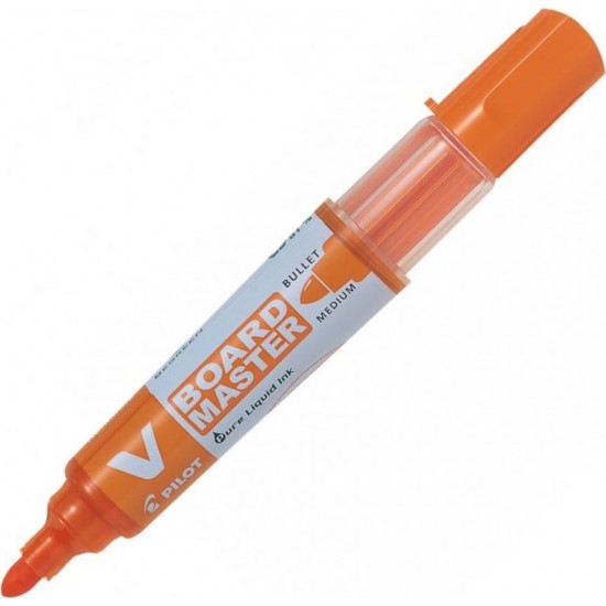 Pilot V Board Master Whiteboard Marker Medium Bullet Orange (WBMA-VBM-M-BG-ORANGE) (PILWBMA-VBM-M-BG-ORANGE) Pilot V Board Master Whiteboard Marker Medium Bullet Orange (WBMA-VBM-M-BG-ORANGE) (PILWBMA-VBM-M-BG-ORANGE)