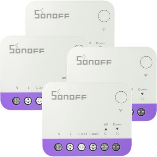 SONOFF MINI-RBS WiFi Smart Mini διακόπτης ρολού (4 τεμάχια) (MINI-RBS-4pack) (SONMINI-RBS-4-PACK)