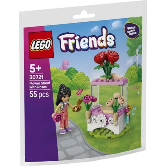 Lego Friends Flower Stand With Roses (Polybag) (30721) (LGO30721)