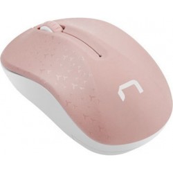 NATEC Toucan Wireless Optical Mouse 1600 DPI - Pink-White (NMY-1652) (NTCNMY-1652)