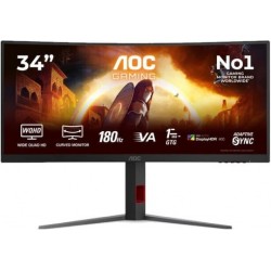AOC Ultrawide VA HDR Curved Monitor 34