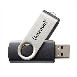 INTENSO Basic Line 16GB USB 2.0 Flash Drive Black Silver (3503470) (INTE3503470) INTENSO Basic Line 16GB USB 2.0 Flash Drive Black Silver (3503470) (INTE3503470)