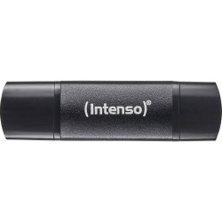INTENSO Flex Line 32GB USB 3.2 Gen 1 Flash Drive USB-A USB-C Black (3544480) (INTE3544480) INTENSO Flex Line 32GB USB 3.2 Gen 1 Flash Drive USB-A USB-C Black (3544480) (INTE3544480)