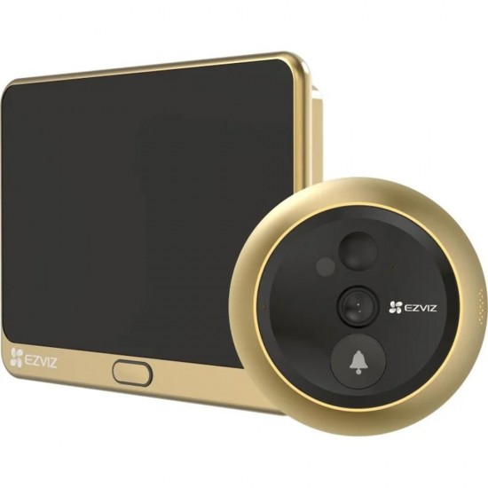 Ezviz Wireless Peephole Door Viewer DP2C Pro Gold (EZVCS-DP2C-R200-6Q6FW-GD)