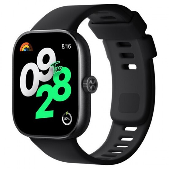 Xiaomi Redmi Watch 4 Aluminium Αδιάβροχο με Παλμογράφο Μαύρο