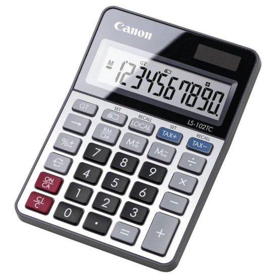 CANON LS-102TC DBL 10-DIGIT CALCULATOR (2471C001AA) (CANLS102TCDBL) CANON LS-102TC DBL 10-DIGIT CALCULATOR (2471C001AA) (CANLS102TCDBL)