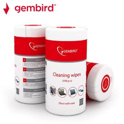 GEMBIRD CLEANING WIPES 100PCS GEMBIRD CLEANING WIPES 100PCS