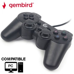 GEMBIRD DUAL USB 2.0 VIBRATION GAMEPAD FOR PC GEMBIRD DUAL USB 2.0 VIBRATION GAMEPAD FOR PC