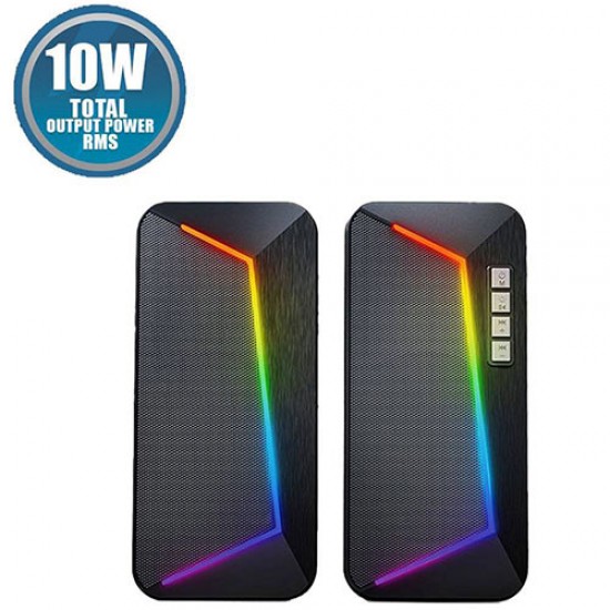SONIC GEAR RGB BLUETOOTH 5.0 STEREO SYSTEM SPEAKER 2.0 iOX 2 SONIC GEAR RGB BLUETOOTH 5.0 STEREO SYSTEM SPEAKER 2.0 iOX 2