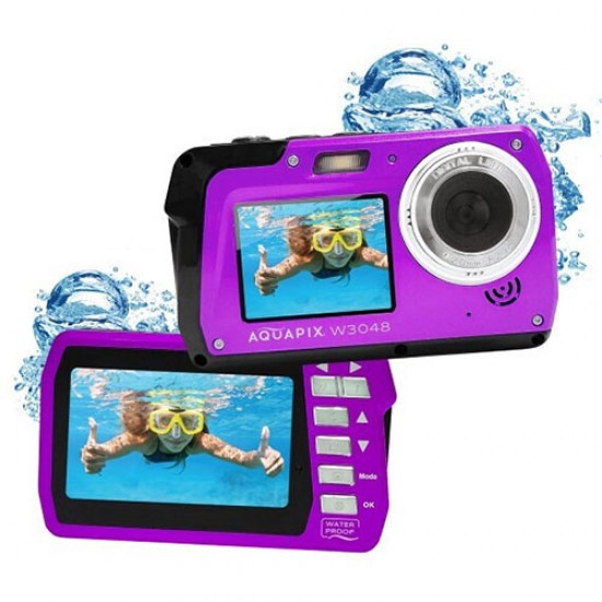 AQUAPIX WATERPROOF 4K CAMERA W-3048 PURPLE EDGE AQUAPIX WATERPROOF 4K CAMERA W-3048 PURPLE EDGE