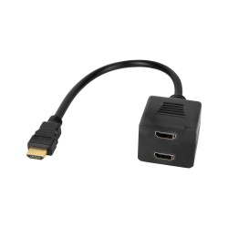 Splitter HDMI - 2xHDMI 20cm Cabletech Splitter HDMI - 2xHDMI 20cm Cabletech
