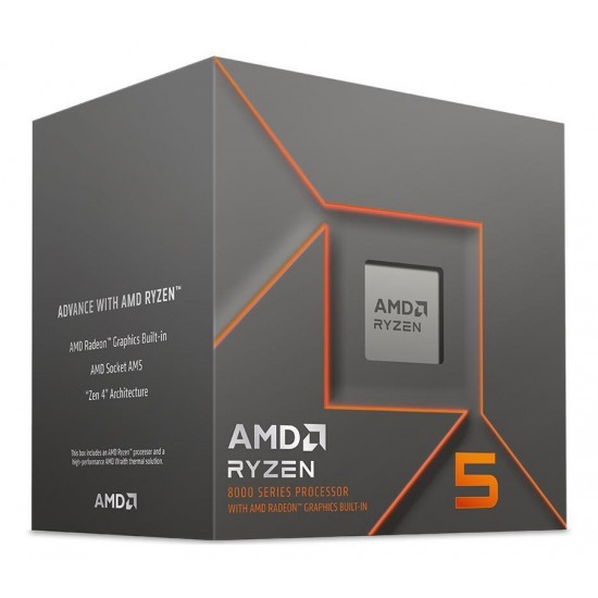 AMD CPU Ryzen 5 8500G, 3.5GHz, 6 Cores, AM5, 22MB, Wraith cooler