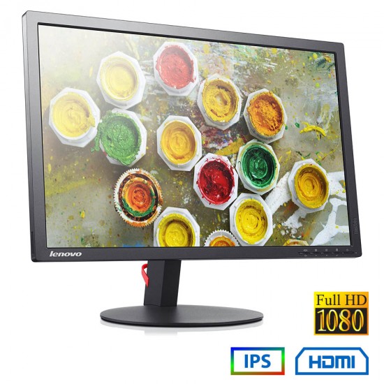 Used (A-) Monitor T2324p IPS LED/Lenovo/23``FHD/1920x1080/Wide/Black/Grade A-/D-SUB & DP & HDMI & US Used (A-) Monitor T2324p IPS LED/Lenovo/23``FHD/1920x1080/Wide/Black/Grade A-/D-SUB & DP & HDMI & US