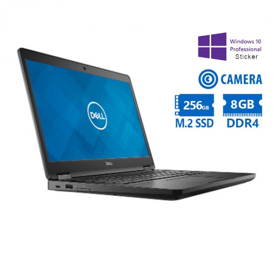 Dell (A-) Latitude 5480 i5-6300U/14\\"/8GB DDR4/256GB M.2 SSD/No ODD/Camera/10P Grade A- Refurbished L Dell (A-) Latitude 5480 i5-6300U/14\\"/8GB DDR4/256GB M.2 SSD/No ODD/Camera/10P Grade A- Refurbished L