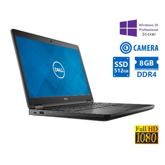 Dell Latitude 5480 i7-7820HQ/14\\"FHD/8GB DDR4/512GB M.2 SSD/No ODD/Camera/10P Grade A Refurbished Lap Dell Latitude 5480 i7-7820HQ/14\\"FHD/8GB DDR4/512GB M.2 SSD/No ODD/Camera/10P Grade A Refurbished Lap