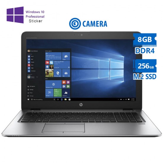 HP (A-) EliteBook 850 G3 i5-6300U/15.6\\"/8GB DDR4/256GB M.2 SSD/No ODD/Camera/10P Grade A- Refurbishe HP (A-) EliteBook 850 G3 i5-6300U/15.6\\"/8GB DDR4/256GB M.2 SSD/No ODD/Camera/10P Grade A- Refurbishe