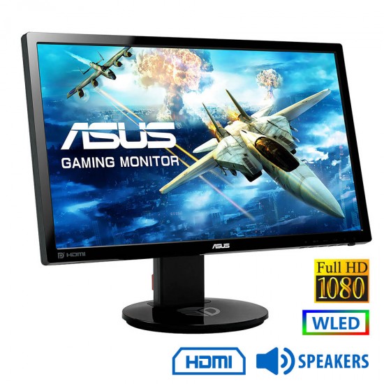 Used (A-) Monitor Gaming VG248QE WLED TN-144Hz/Asus/24\\"FHD/1920x1080/Wide/Black/w/Speakers/Grade A-/ Used (A-) Monitor Gaming VG248QE WLED TN-144Hz/Asus/24\\"FHD/1920x1080/Wide/Black/w/Speakers/Grade A-/