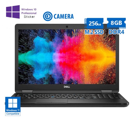 Dell Latitude 5590 i7-8650U/15.6\\"/8GB DDR4/256GB M.2 SSD/No ODD/Camera/10P Grade A Refurbished Lapto Dell Latitude 5590 i7-8650U/15.6\\"/8GB DDR4/256GB M.2 SSD/No ODD/Camera/10P Grade A Refurbished Lapto