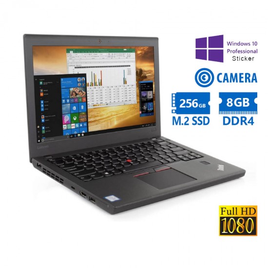 Lenovo ThinkPad X270 i5-7200U/12.5\\"FHD/8GB DDR4/256GB M.2 SSD/No ODD/Camera/10P Grade A Refurbished 