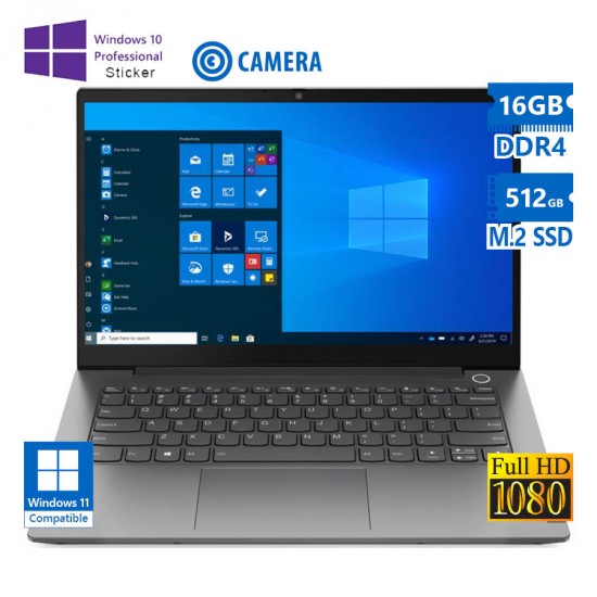 Lenovo (A-) ThinkBook 14 G2 ITL i7-1165G7/14\\"FHD/16GB DDR4/512GB M.2 SSD/No ODD/Camera/10P Grade A- Lenovo (A-) ThinkBook 14 G2 ITL i7-1165G7/14\\"FHD/16GB DDR4/512GB M.2 SSD/No ODD/Camera/10P Grade A-