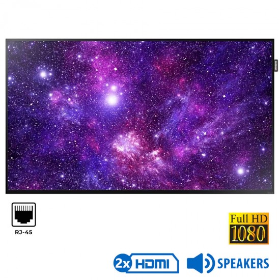 Used Signage Display LH55DCE Samsung/55\\"FHD/1920x1080/Black/w/Speakers/DVI-D & 2xHDMI & RJ45 Used Signage Display LH55DCE Samsung/55\\"FHD/1920x1080/Black/w/Speakers/DVI-D & 2xHDMI & RJ45