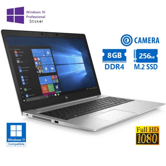 HP (A-) EliteBook 850 G6 i5-8365U/15.6\\"FHD/8GB DDR4/256GB M.2 SSD/No ODD/Camera/10P Grade A- Refurbi HP (A-) EliteBook 850 G6 i5-8365U/15.6\\"FHD/8GB DDR4/256GB M.2 SSD/No ODD/Camera/10P Grade A- Refurbi