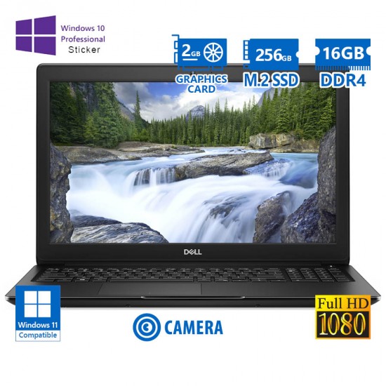Dell (A-) Latitude 3500 i7-8565U/15.6\\"FHD/16GB DDR4/256GB M.2 SSD/No ODD/GeForce MX130 2GB/Camera/10 Dell (A-) Latitude 3500 i7-8565U/15.6\\"FHD/16GB DDR4/256GB M.2 SSD/No ODD/GeForce MX130 2GB/Camera/10