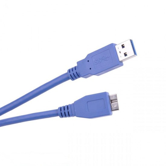 Καλώδιο USB 3.0 A/MicroB M/M 1.8m Μπλε Καλώδιο USB 3.0 A/MicroB M/M 1.8m Μπλε