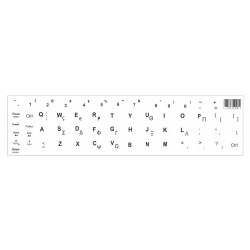 Αυτοκόλλητο universal για πληκτρολόγιο notebook, White (0.11mm) Αυτοκόλλητο universal για πληκτρολόγιο notebook, White (0.11mm)