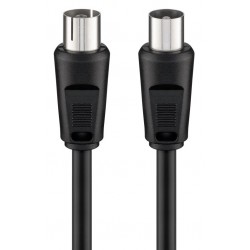 GOOBAY καλώδιο κεραίας αρσενικό σε θηλυκό 11509, <70dB, CCS, 0.5m, μαύρο GOOBAY καλώδιο κεραίας αρσενικό σε θηλυκό 11509, <70dB, CCS, 0.5m, μαύρο