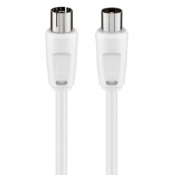 GOOBAY καλώδιο κεραίας αρσενικό σε θηλυκό 11515, <70dB, CCS, 15m, λευκό GOOBAY καλώδιο κεραίας αρσενικό σε θηλυκό 11515, <70dB, CCS, 15m, λευκό