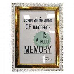 ΚΟΡΝΙΖΑ ΠΛΑΣΤΙΚΗ ΧΡΥΣΗ ΜΕ ΛΕΥΚΟ 10x15cm Homie 322054 ΚΟΡΝΙΖΑ ΠΛΑΣΤΙΚΗ ΧΡΥΣΗ ΜΕ ΛΕΥΚΟ 10x15cm Homie 322054