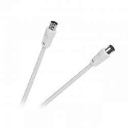 Καλώδιο TV M/F λευκό 3m