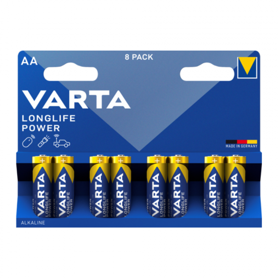 VARTA 4906 συσκ.8 LONGLIFE POWER AA VARTA 4906 συσκ.8 LONGLIFE POWER AA