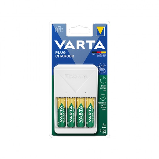 VARTA Plug Charger + 4X56706 VARTA Plug Charger + 4X56706