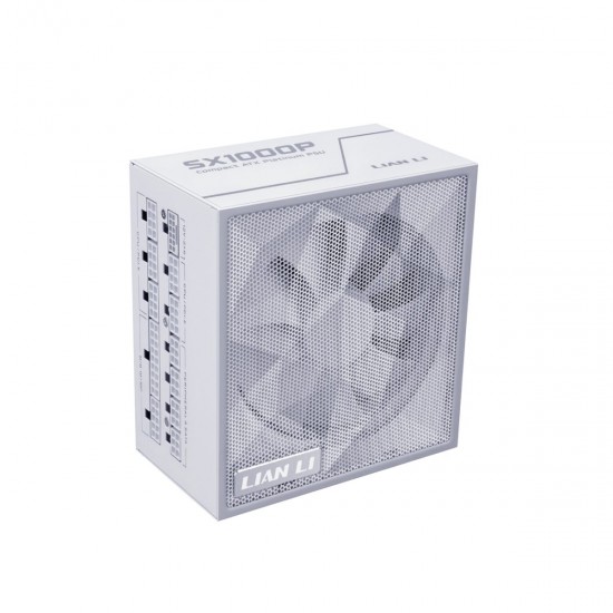 Lian Li SX 1000P White - PLATINUM 1000W - ATX 3.1 - 12V-2x6 - Japanese Capacitor - 10 Years Warranty Lian Li SX 1000P White - PLATINUM 1000W - ATX 3.1 - 12V-2x6 - Japanese Capacitor - 10 Years Warranty