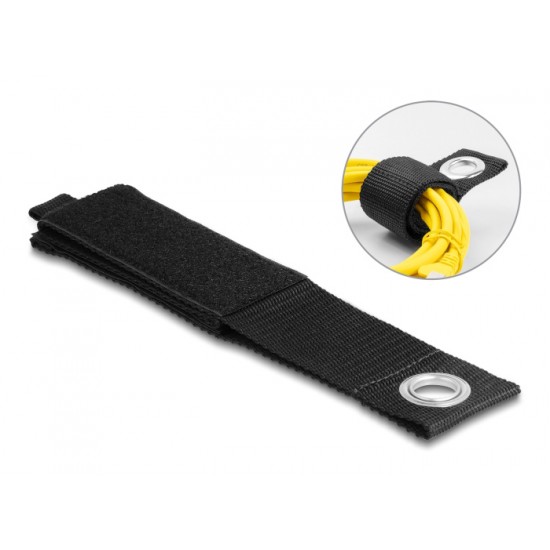DELOCK ιμάντες τύπου Velcro 19573, 50.8 x 5cm, μαύρος, 5τμχ DELOCK ιμάντες τύπου Velcro 19573, 50.8 x 5cm, μαύρος, 5τμχ