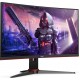 AOC C24G2AE VA Curved Gaming Monitor 23.6'' FHD 1920x1080 165Hz 4ms GTG